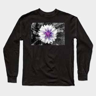 The White Cornflower Long Sleeve T-Shirt